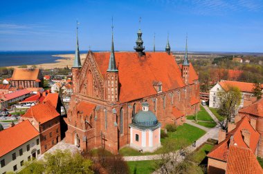 Frombork Cathedral in Frombork, Warmian-Masurian Voivodeship, Poland.