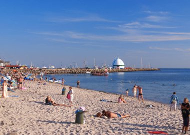 Beach in the Hel, Pomeranian Voivodeship, Poland   
