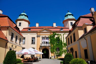 Janowiec Castle built in between 1508-1526. Janowiec, Lublin Voivodeship, Poland.