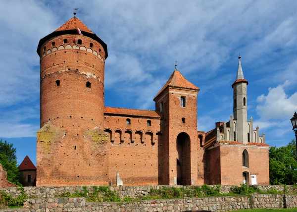 Gothic Episcopal castle in Reszel, Warmian-Masurian Voivodeship, Poland.