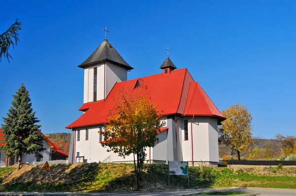 Losie Village Lesser Poland Voivodeship Poland Catholic Church — Zdjęcie stockowe