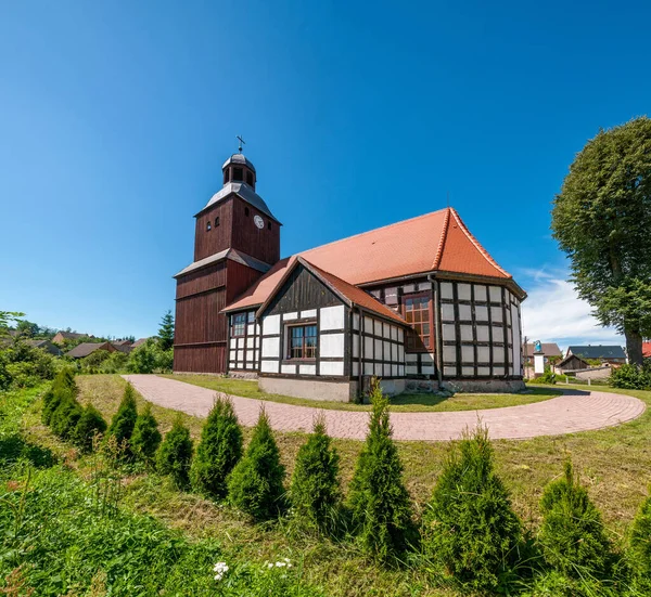 Church Mother God Rosary Dzierzazno Wielkie Greater Poland Voivodeship Poland — Zdjęcie stockowe