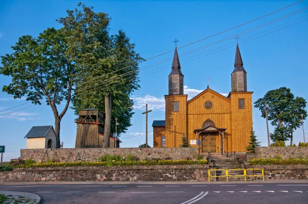 Holy Heart Jesus Church Jeleniewo Podlaskie Voivodeship — Zdjęcie stockowe