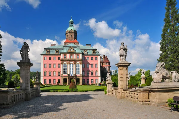 Ruins of palace in Jakubow, Lower Silesian Voivodeship, Poland.