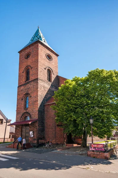 Ευαγγελική Εκκλησία Του Αγίου Γεωργίου Jarocin Μεγάλη Πολωνία Voivodeship Πολωνία — Φωτογραφία Αρχείου