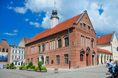 Old town hall in Olsztyn, capital of Warmian-Masurian Voivodeship, Poland.