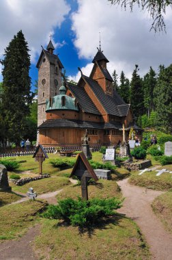Vang stave church, Karpacz, Lower Silesian Voivodeship, Poland.