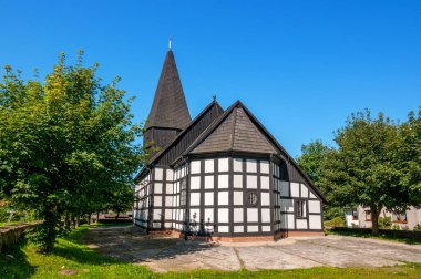 The wooden church of Holy Trinity, Polnica, Pomeranian Voivodeship, Poland