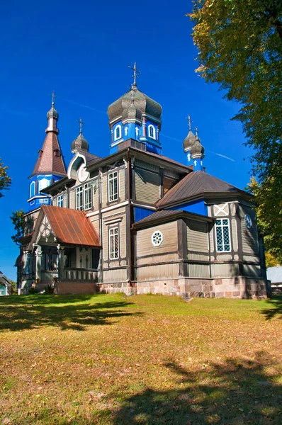 Orthodox Church Protection Mother God Puchy Podlaskie Voivodeship Poland — Fotografia de Stock