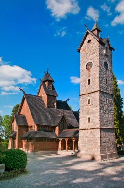 Vang stave church, Karpacz, Lower Silesian Voivodeship, Poland.
