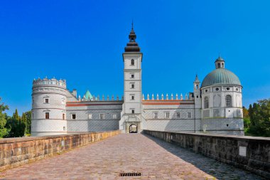 Castle in Krasiczyn, big village in Subcarpathian Voivodeship, Poland.