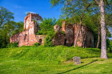 Ruins of the Dukes of Olesnica. Milicz, Lower Silesian Voivodeship, Poland.