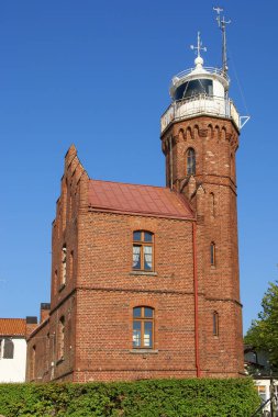 Lighthouse in Ustka, Pomeranian Voivodeship, Poland