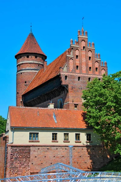 Castle Warmian Bishops Olsztyn Capital Warmian Masurian Voivodeship Poland — Foto Stock