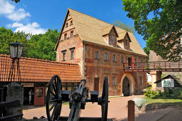 Grodno Castle . Zagorze Slaskie, Lower Silesian Voivodeship, Poland.