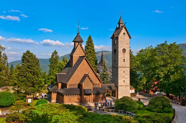 Vang Stave Church Karpacz Lower Silesian Voivodeship Poland — 스톡 사진