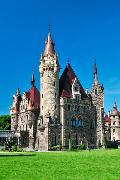 Moszna Castle Moszna Opole Voivodeship Poland — 스톡 사진