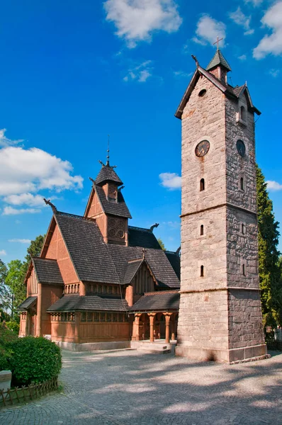 Vang Stave Church Karpacz Lower Silesian Voivodeship Poland — 스톡 사진