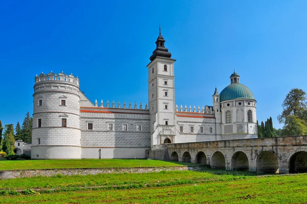 Castle in Krasiczyn, big village in Subcarpathian Voivodeship, Poland.
