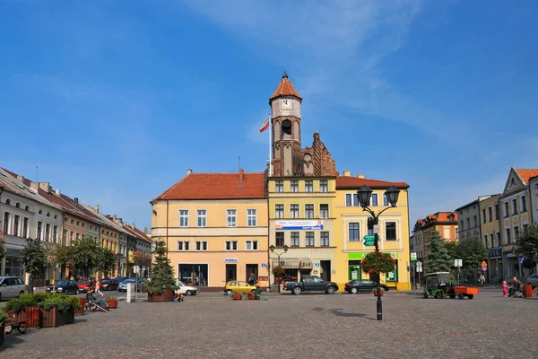 Market Square Brodnica Kuyavian Pomeranian Voivodeship Poland — Foto de Stock