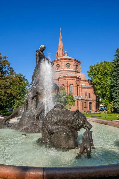 Deluge Fountain Bydgoszcz Kuyavian Pomeranian Voivodeship Poland — Photo