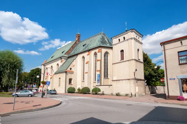 Corpus Christi Collegiate Church Sanctuary Blessed Virgin Mary Consolation Wielun — 图库照片