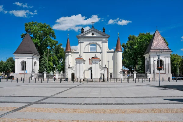 Minor Basilica Assumption Blessed Virgin Mary Saints Peter Paul Andrew — Stock Photo, Image