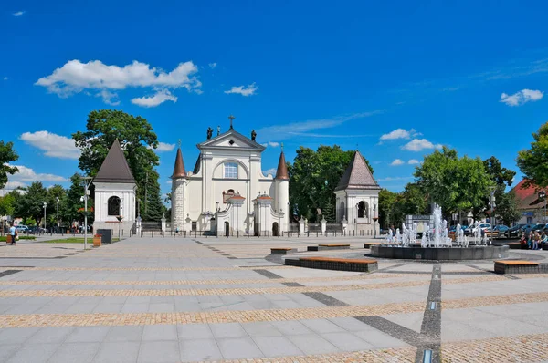 Minor Basilica Assumption Blessed Virgin Mary Saints Peter Paul Andrew — Stock Photo, Image