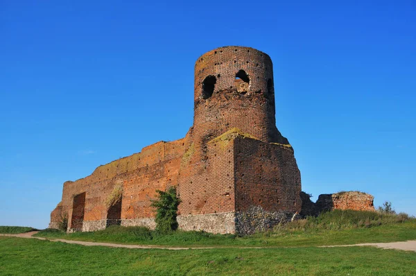Ruins of medieval castle. Kolo, Greater Poland Voivodeship, Poland.