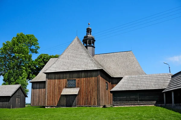 Kyrkan Födelsen Jungfru Maria Kallas Polku Bralin Greater Poland Vojvodskap — Stockfoto