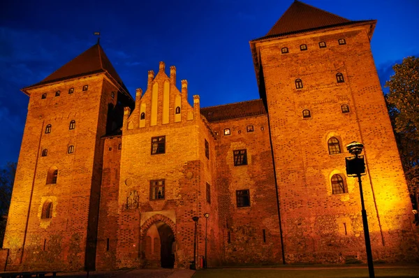 Die Burg Nidzica Nidzica Woiwodschaft Ermland Masuren Polen — Stockfoto