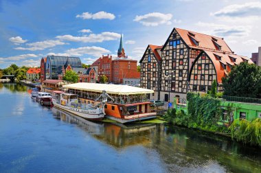 Tahıl ambarı, Bydgoszcz, Kuyavian-Pomeranya Voyvoda, Polonya.