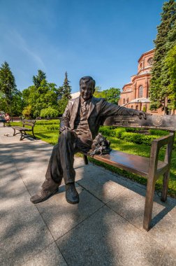 Cerrah yardımcısı Dr. hab 'ın anıtı. Zygmunt Mackiewicz. Bydgoszcz, Kuyavian-Pomeranya Voyvodeship, Polonya.