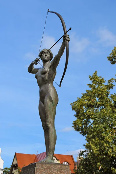 Archer Sculpture Park Jan Kochanowski Bydgoszcz Kuyavian Pomeranian Voivodeship Poland — Fotografia de Stock