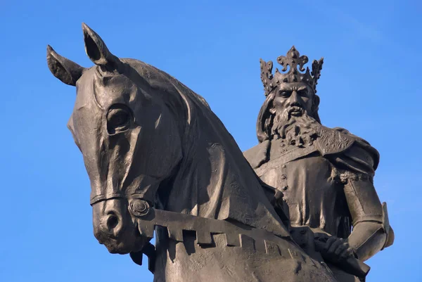 Monumento Casimiro Grande Bydgoszcz Voivodato Kuyavian Pomeranian Polonia —  Fotos de Stock