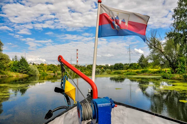 Bydgoszcz Kanalı. Bydgoszcz, Kuyavian-Pomeranya Voyvodeship, Polonya.