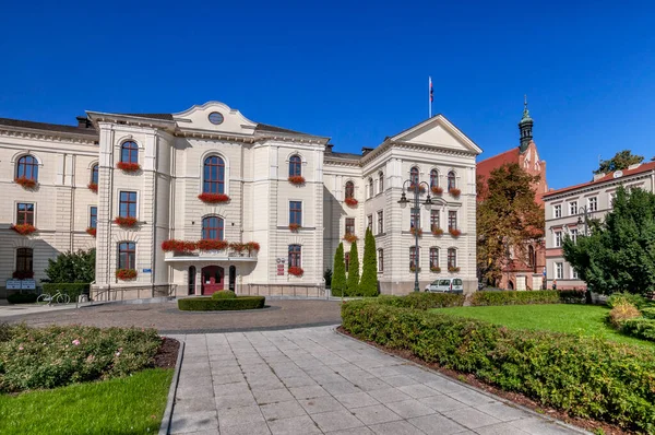 Town Hall Former Jesuit College Bydgoszcz Kuyavian Pomeranian Voivodeship Poland — Zdjęcie stockowe