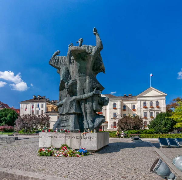 Bydgoszcz Topraklarının Mücadele Şehitlik Anıtı Bydgoszcz Kuyavian Pomeranya Voyvodeship Polonya — Stok fotoğraf
