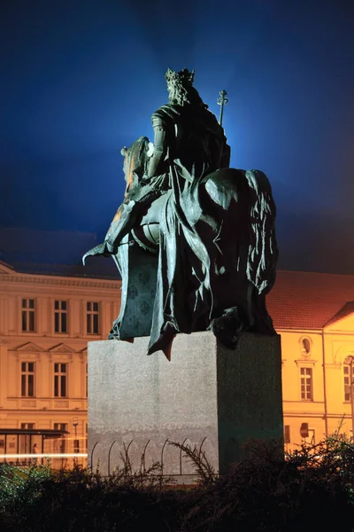 Monumento Casimiro Grande Bydgoszcz Voivodia Kuyavian Pomeranian Polónia — Fotografia de Stock