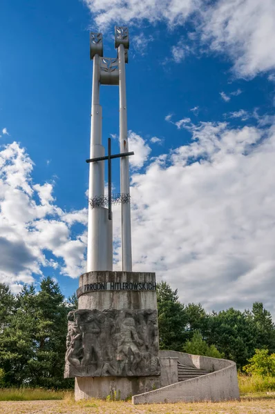 Monumento Honra Dos Assassinados Vale Morte Bydgoszcz Voivodia Kuyavian Pomeranian — Fotografia de Stock