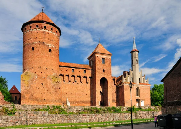 Gothic Episcopal Castle Reszel Warmian Masurian Voivodeship Poland ロイヤリティフリーのストック画像