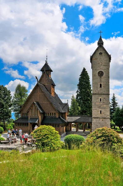 Vang Stave Church Karpacz Lower Silesian Voivodeship Poland ストック画像