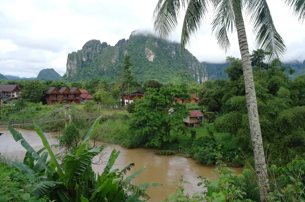 Laos.Van Vieng. — Stockfoto