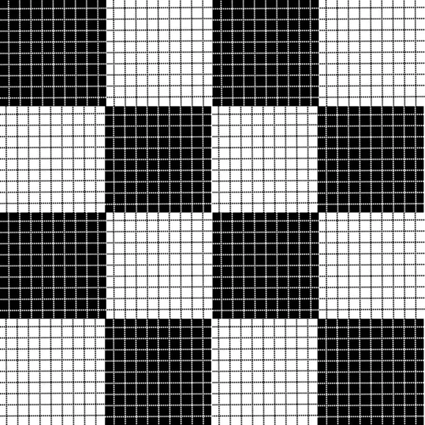 Квадратная Сетка Белом Черном Фоне Векторный Бесшовный Шаблон Векторный Бесшовный — стоковый вектор