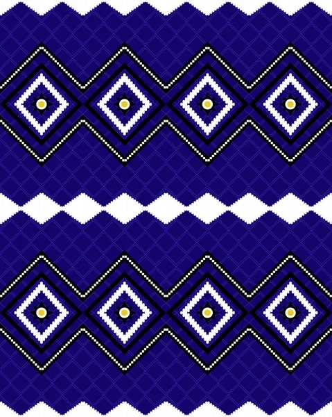 Ethnic Geometric Pattern Design Background Carpet Wallpaper Clothing Wrapping Batic — Stockvektor