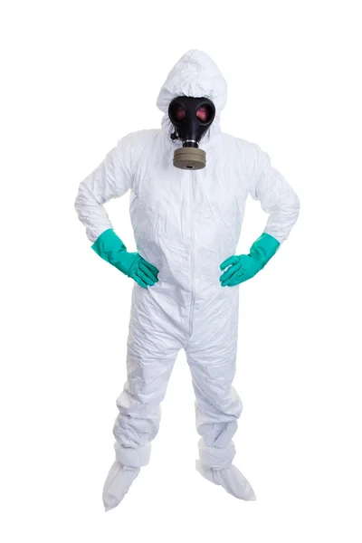 Tuta Hazmat Foto Stock