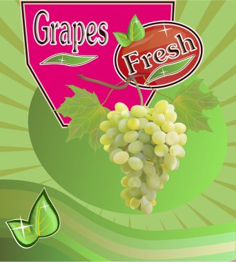 taze üzüm suyu afiş