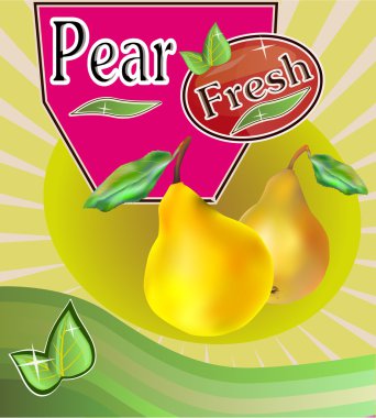 taze armut suyu afiş