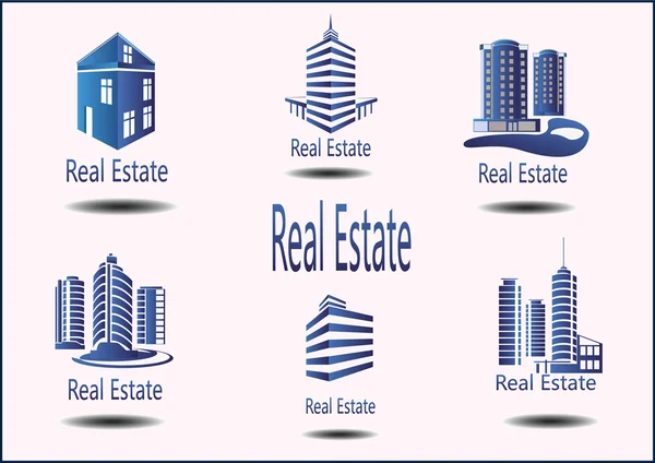 Set of vector icons Real Estate — Stock Vector