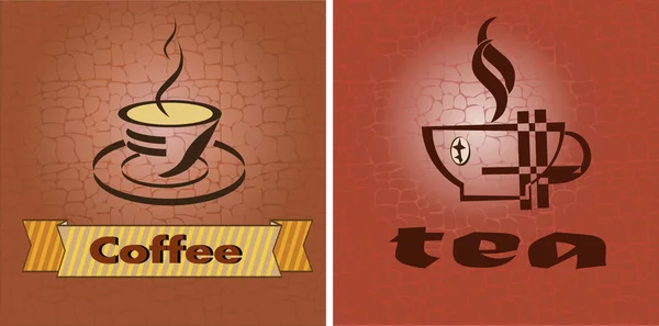 Banner para restaurante y cafetería — Archivo Imágenes Vectoriales